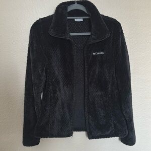 Black Columbia fluffy Jacket